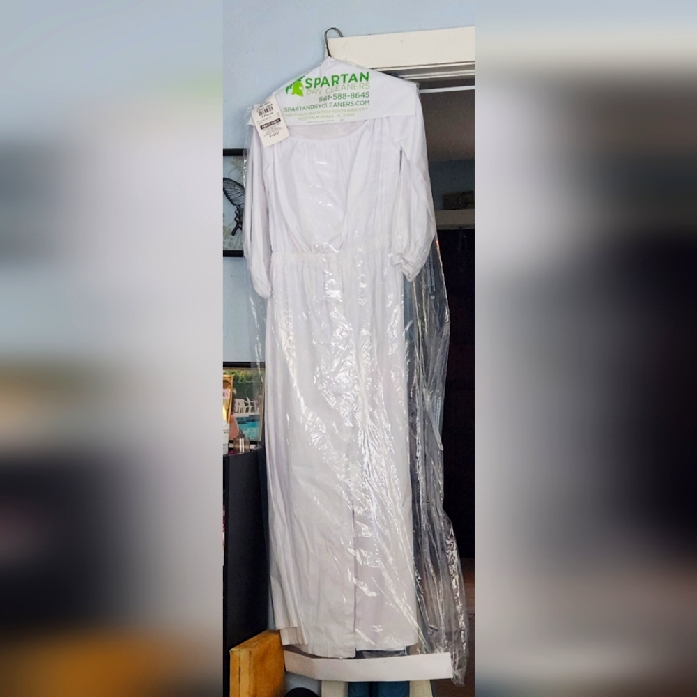 2 white Maxi summer dresses